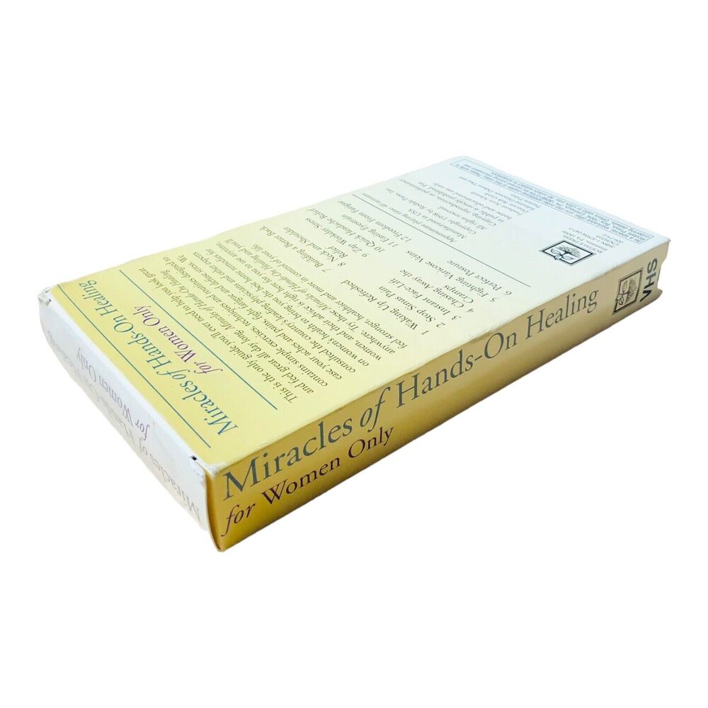 Miracles of Hands-On Healing For Women Only (VHS 1998) Rodale Press sealed - Picture 2 of 5
